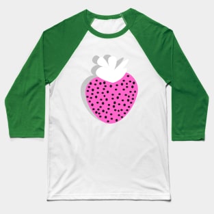 Pink strawberry Baseball T-Shirt